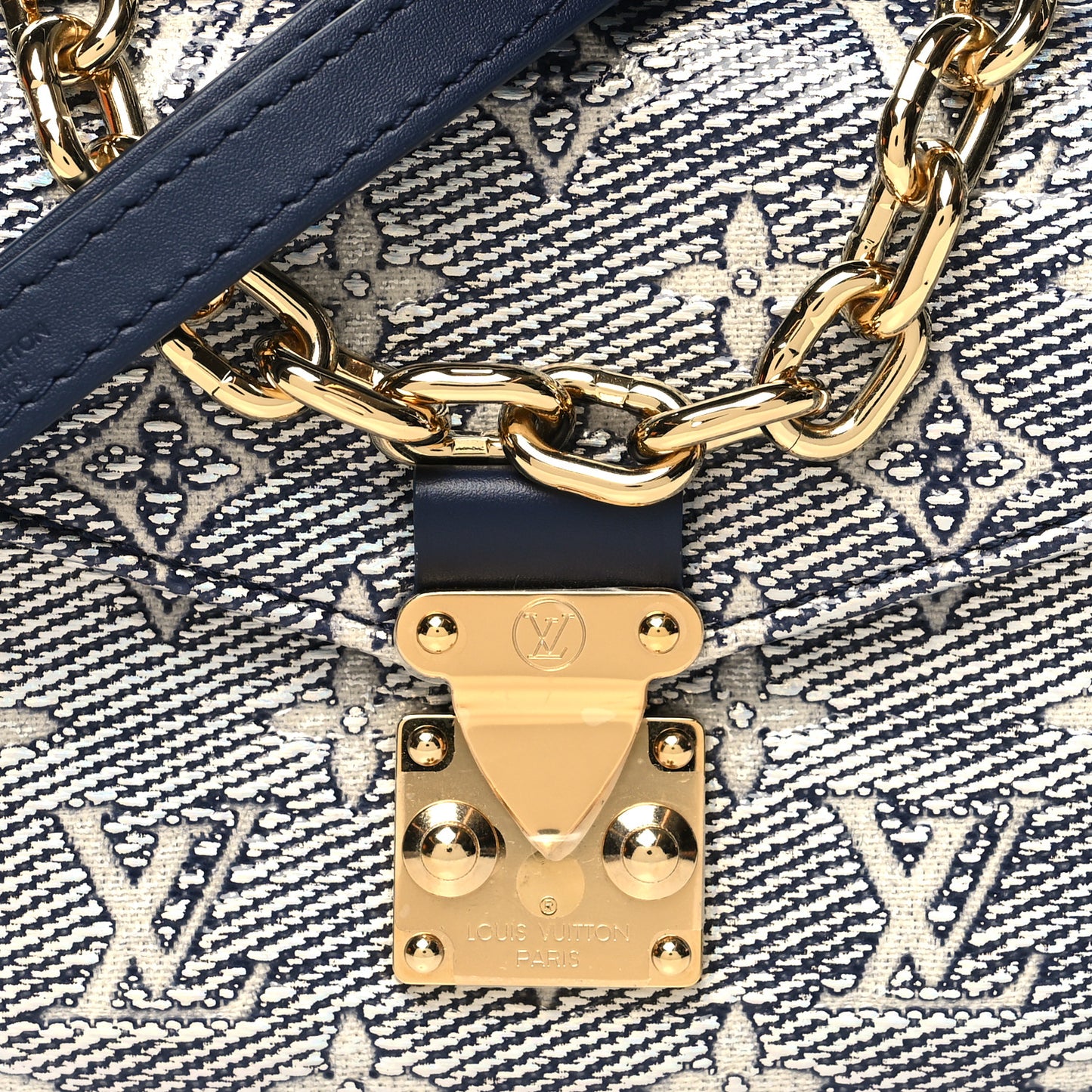 Monoglam Pochette Metis East West Blue