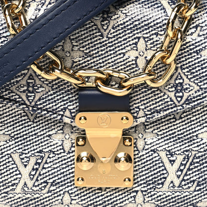 Louis Vuitton Monoglam Pochette Metis East West Blue 8 of 11