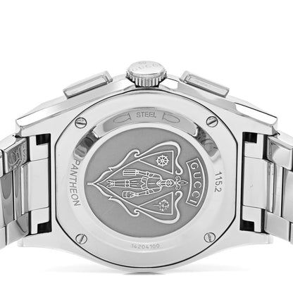 Gucci Stainless Steel 40mm Pantheon Chronograph Quartz Watch Black 4 of 4