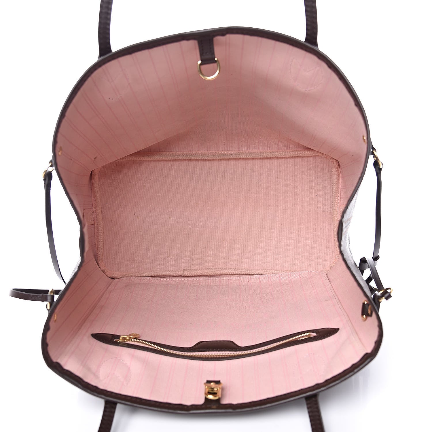 Louis Vuitton Damier Ebene Neo Neverfull MM Rose Ballerine 5 of 12
