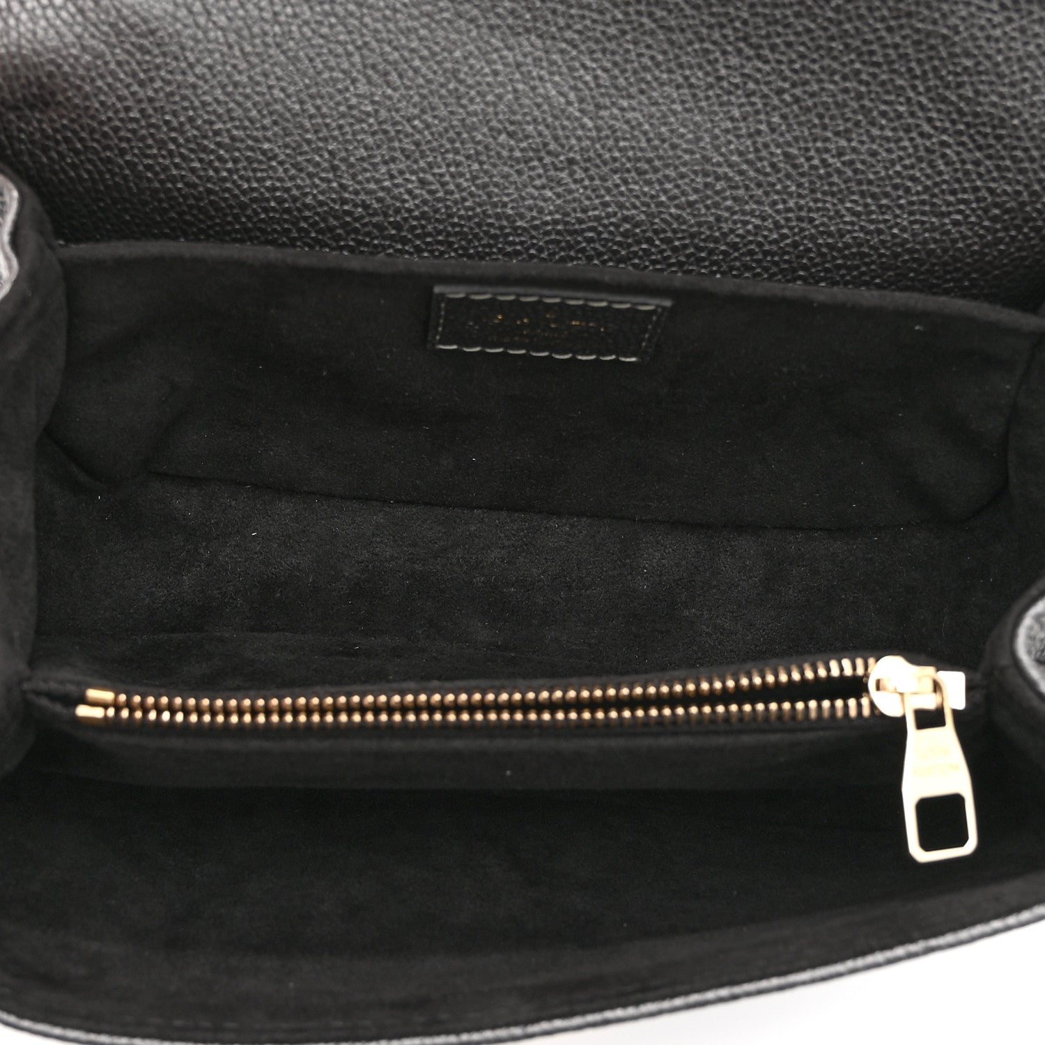 Louis Vuitton Shimmery Empreinte LV Ski Pochette Metis East West Gun Metal 5 of 9