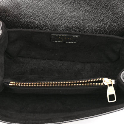 Louis Vuitton Shimmery Empreinte LV Ski Pochette Metis East West Gun Metal 5 of 9