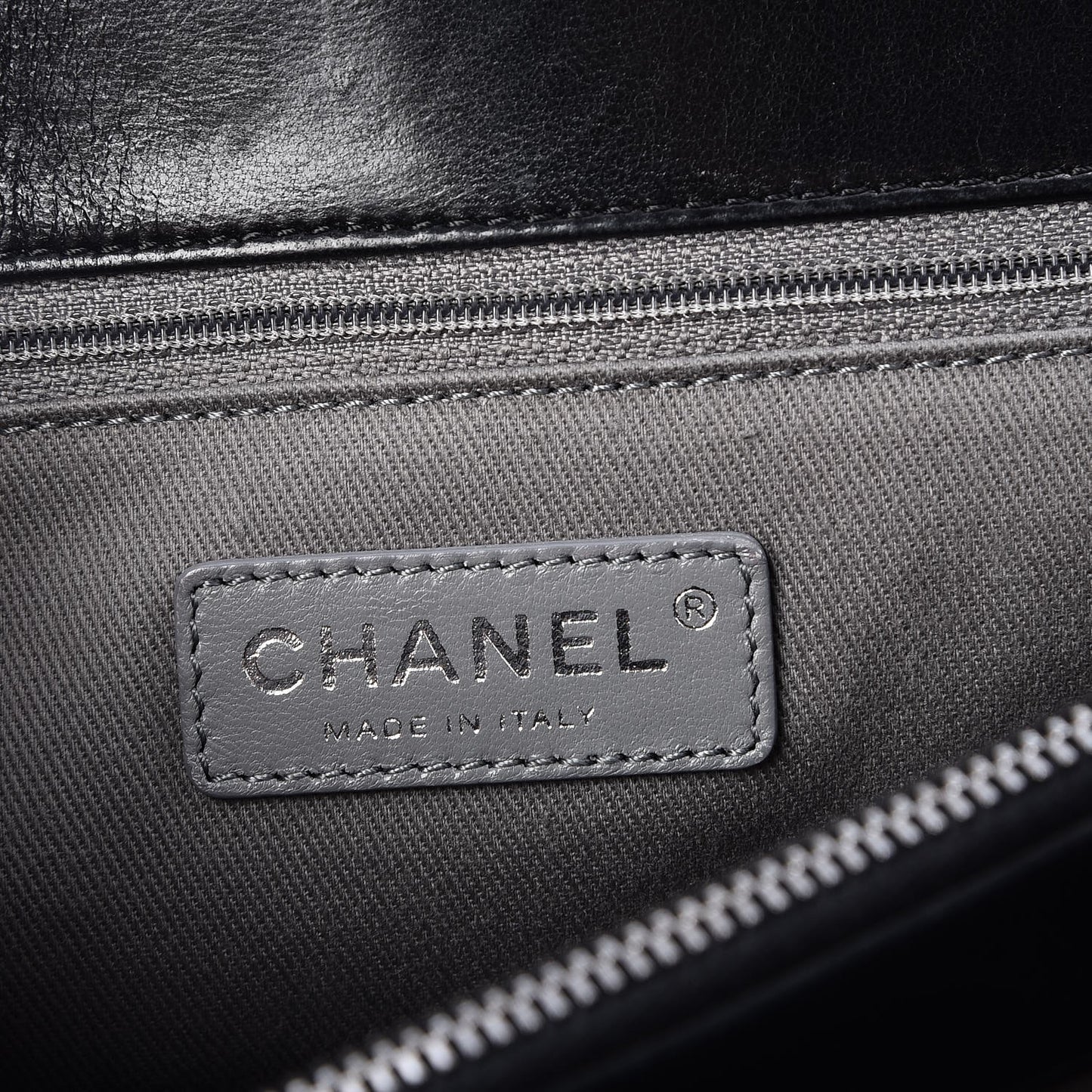 Lambskin Quilted Large Antik Boy Flap Black