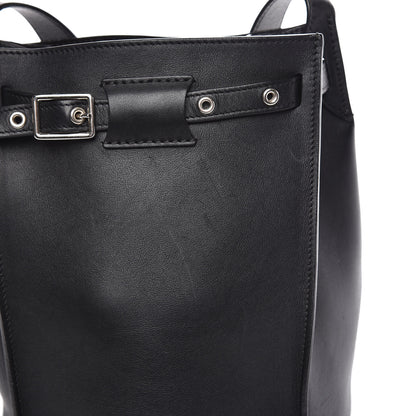 Celine Smooth Calfskin Long Strap Big Bucket Bag Black 8 of 11