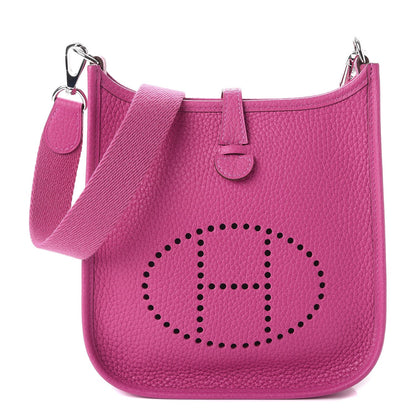 Hermes Taurillon Clemence Evelyne TPM Magnolia 1 of 7