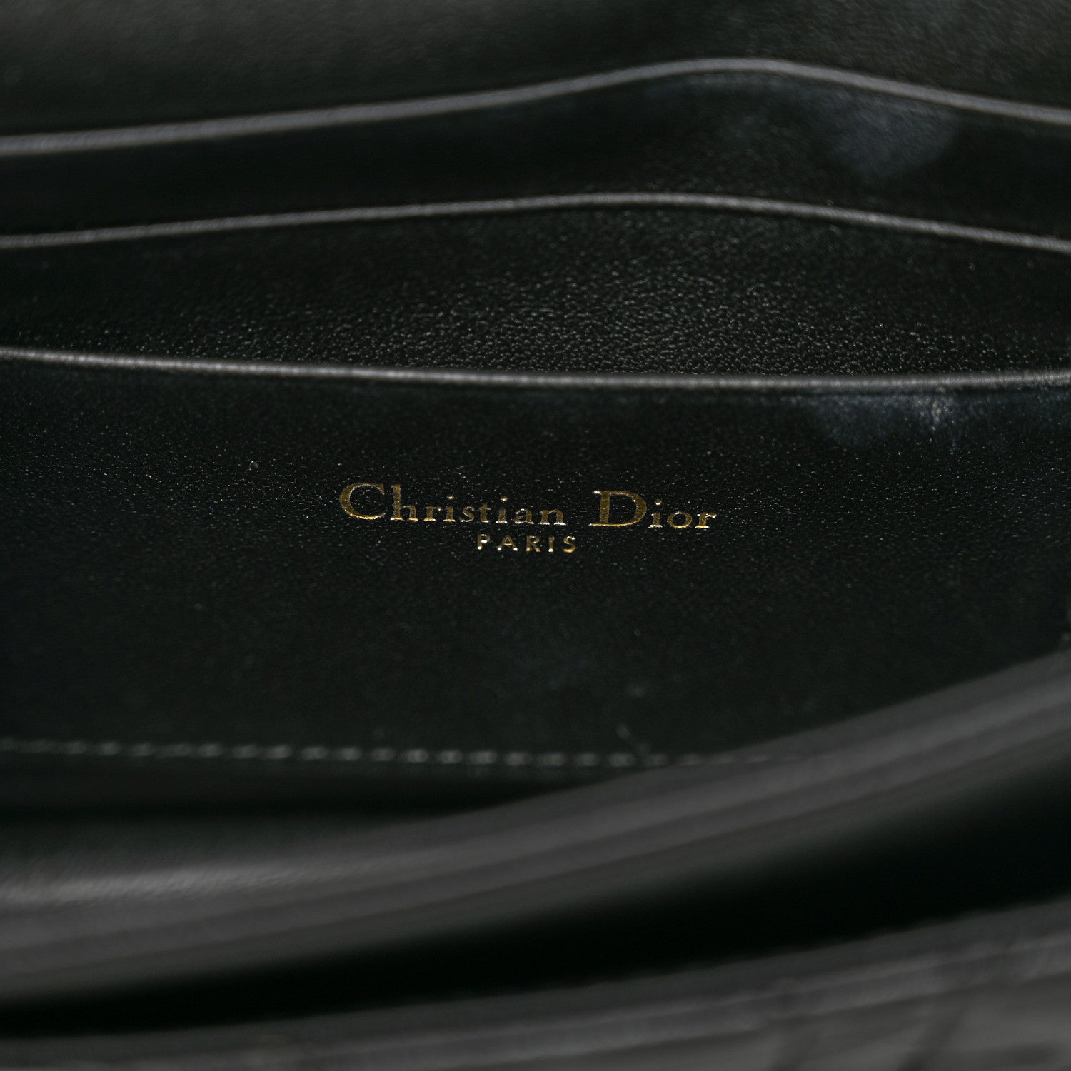 Christian Dior Lambskin Cannage Mini My Dior Bag Black 7 of 10