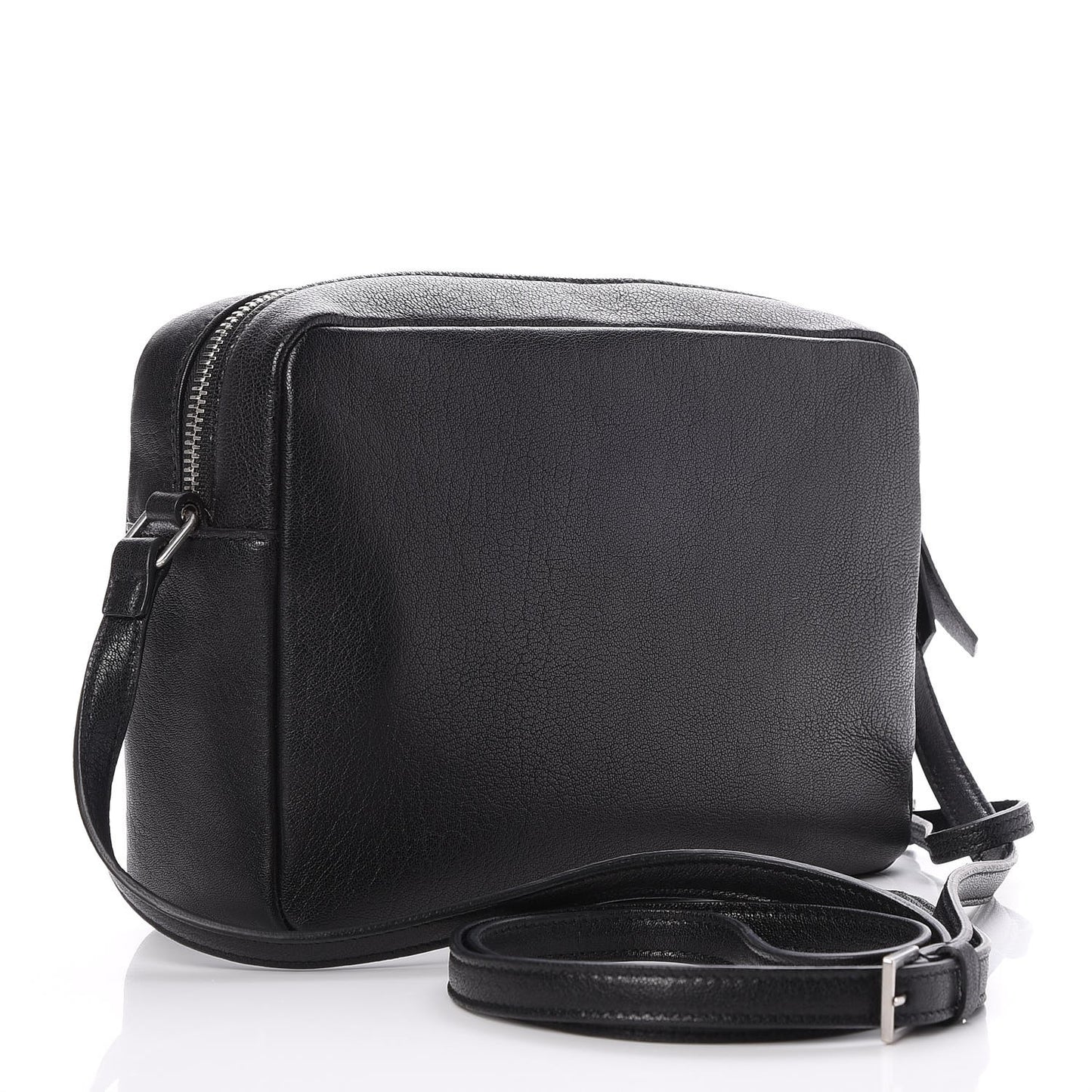 Lambskin Monogram Small Lou Camera Bag Black
