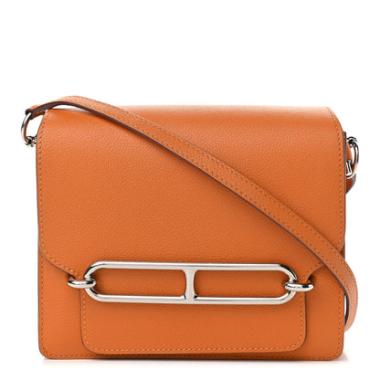 Hermes Evercolor Mini Sac Roulis Abricot 1 of 9