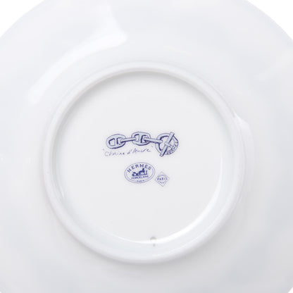 Hermes Porcelain Chaine d'Ancre Tea Cup And Saucer Set Of 2 6 of 7
