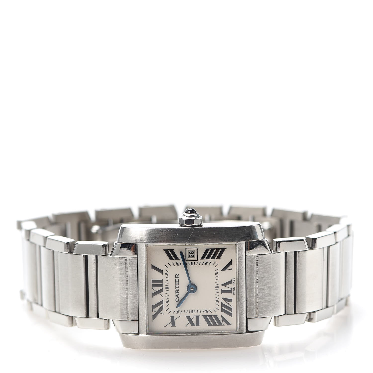 Cartier Stainless Steel 25mm Tank Francaise Quartz Watch 3 of 6