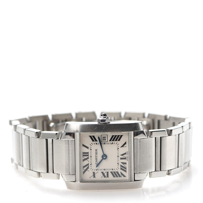 Cartier Stainless Steel 25mm Tank Francaise Quartz Watch 3 of 6