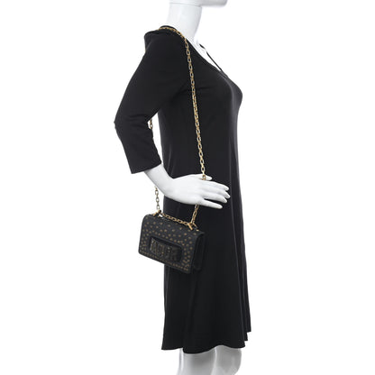 Christian Dior Calfskin Studded Mini J'Adior Chain Flap Bag Black 2 of 11