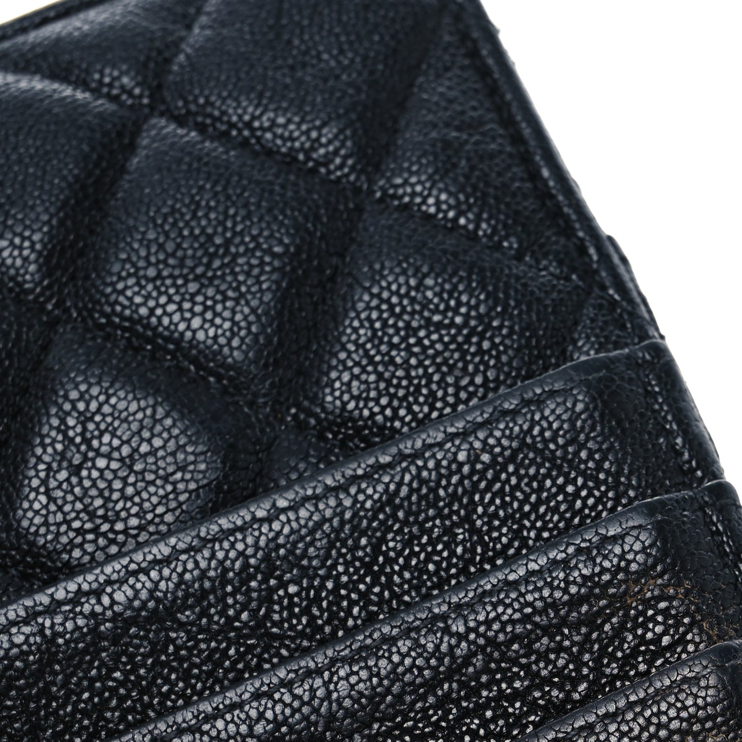 Caviar Quilted Boy iPhone Pouch Black