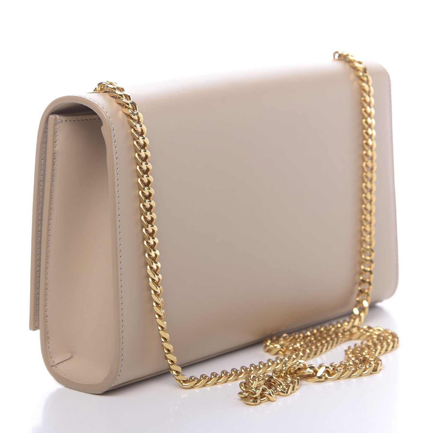 Smooth Calfskin Medium Classic Monogram Kate Tassel Satchel Nude Powder