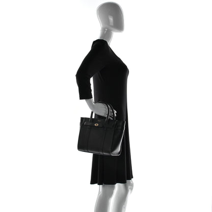 Mulberry Small Classic Grain Mini Zipped Bayswater Black 3 of 9