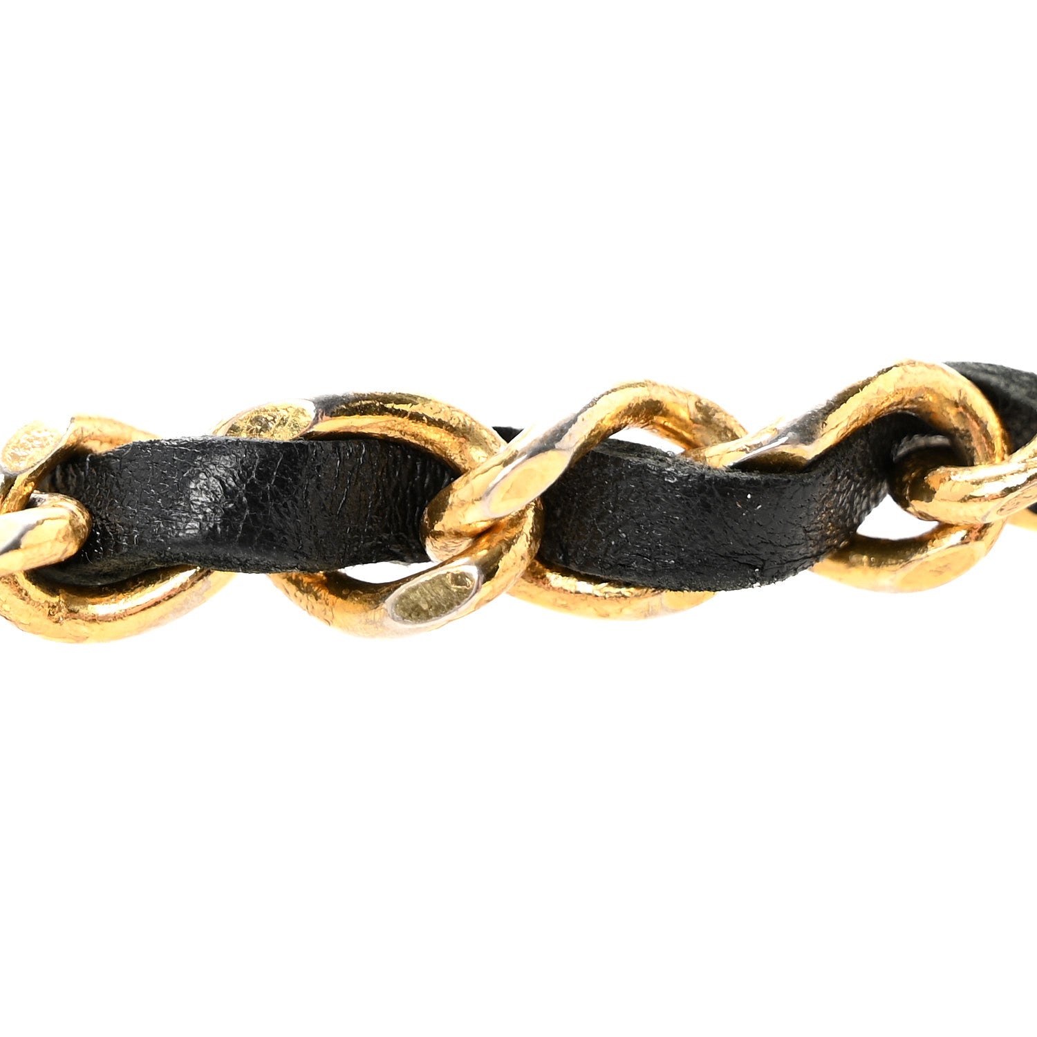 Chanel Lambskin Chain CC Medallion Belt Black Gold 5 of 5