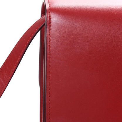 Celine Box Calfskin Medium Classic Box Flap Bag Red 10 of 10