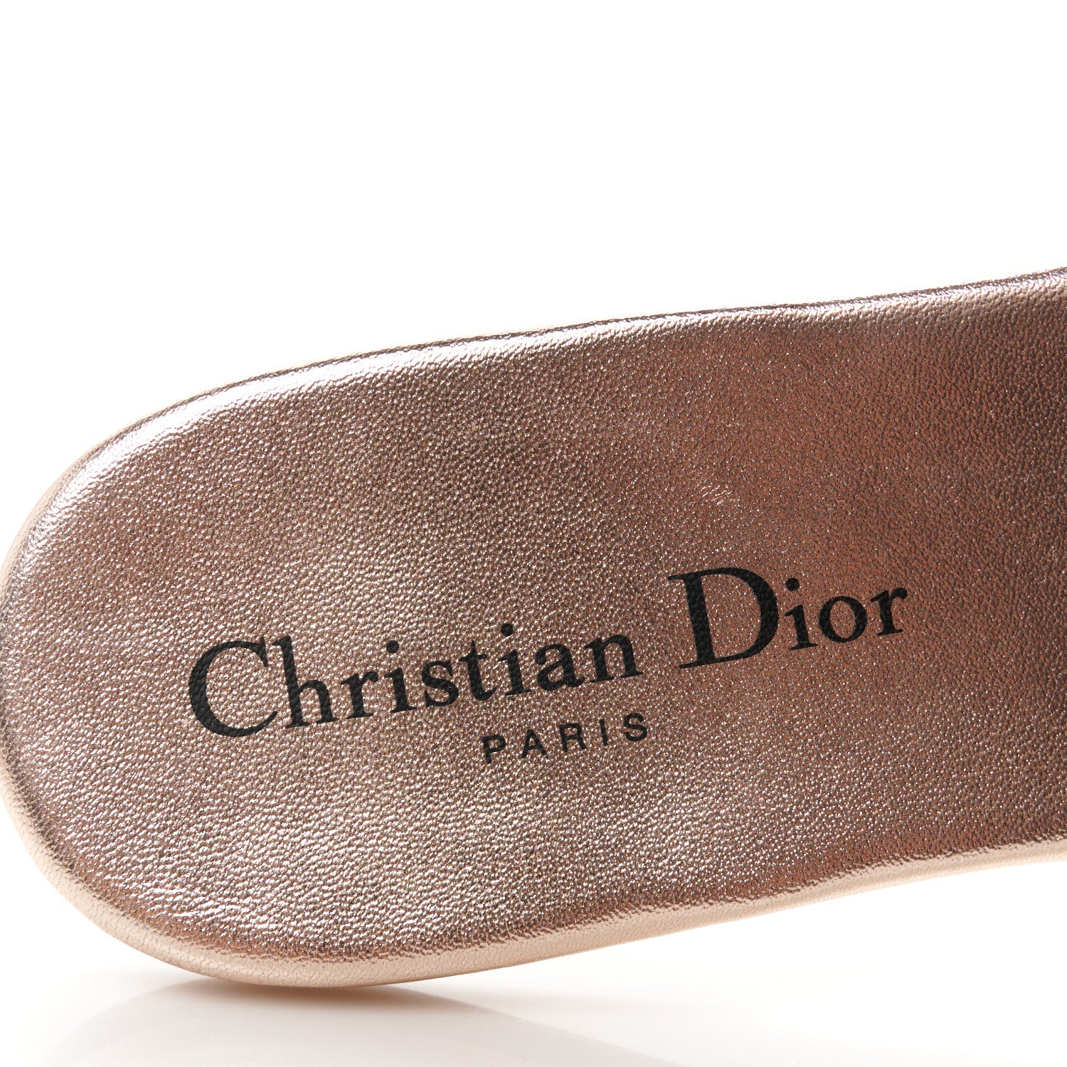 Christian Dior Canvas Crystal Embroidered Dway Slide Sandals 38 Rose Des Vents 7 of 9