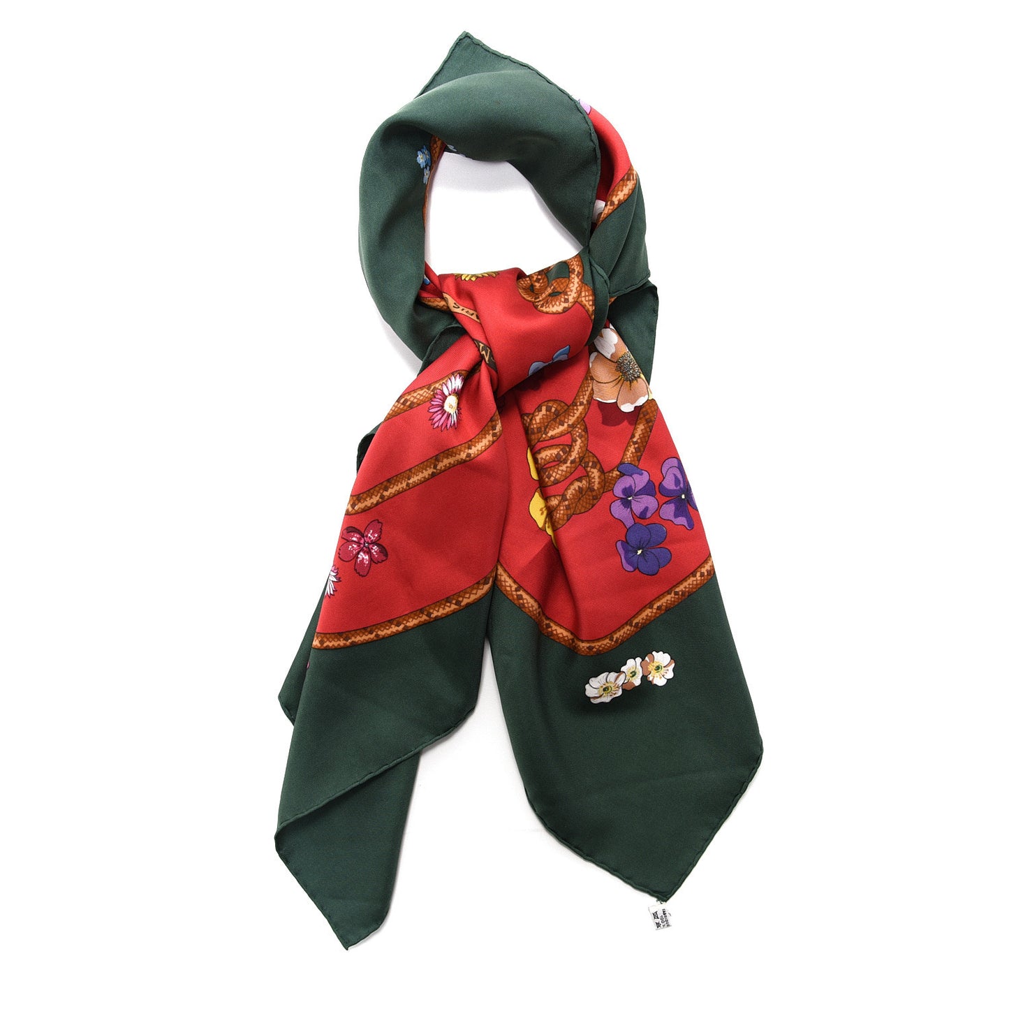 Silk Fleurs De Montagne Scarf 90