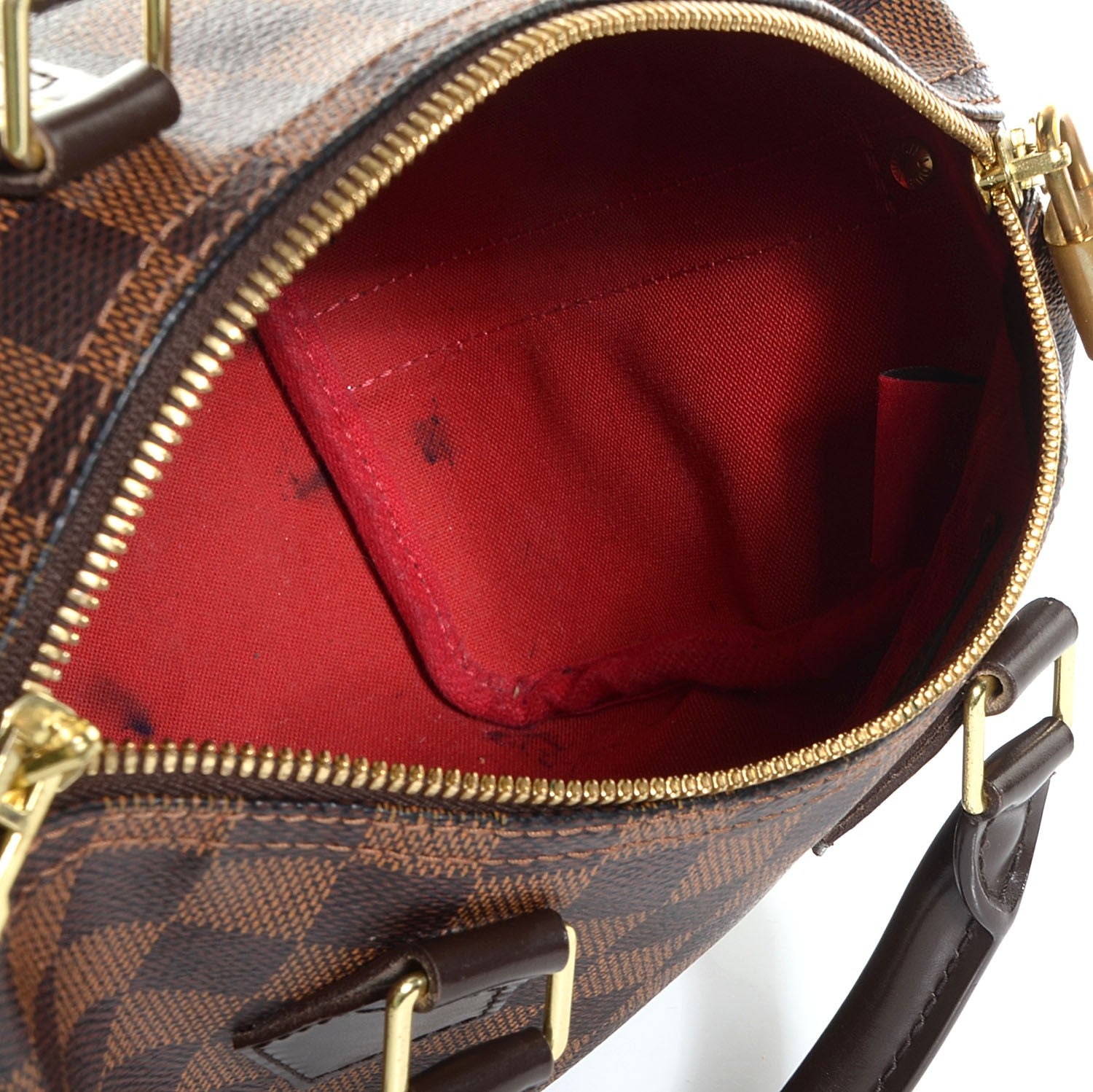 Louis Vuitton Damier Ebene Speedy Bandouliere 25 5 of 8