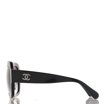 Chanel CC Sunglasses 5373 Black 2 of 8