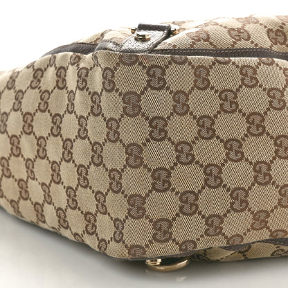 Gucci Monogram Abbey Tote Dark Brown 9 of 13