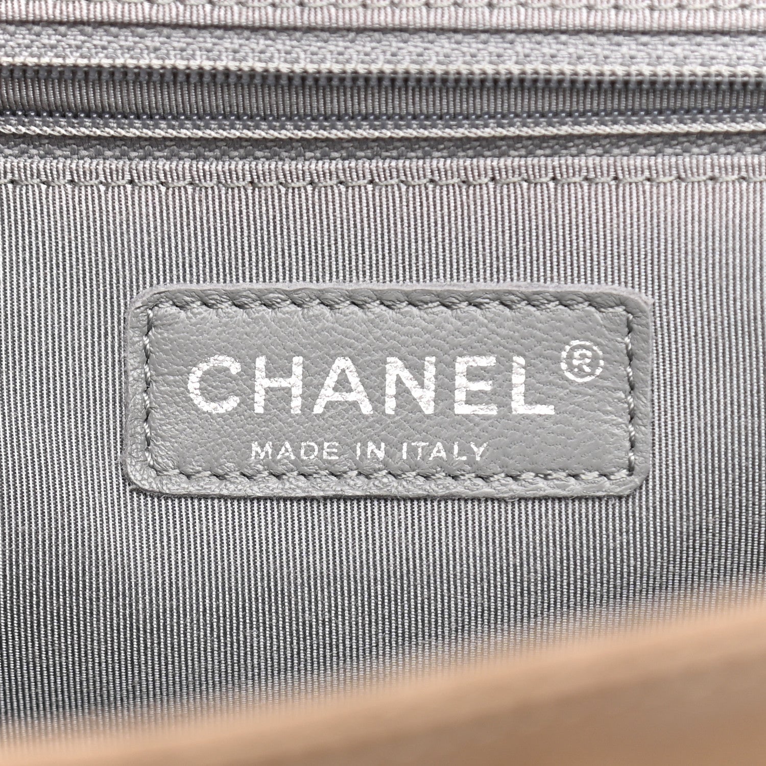 Chanel Washed Lambskin Quilted Medium Chain Around Messenger Taupe 10 of 19