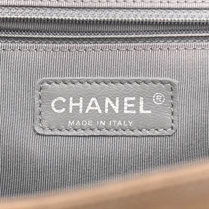 Chanel Washed Lambskin Quilted Medium Chain Around Messenger Taupe 10 of 19