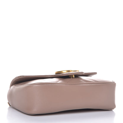 Gucci Calfskin Matelasse Super Mini GG Marmont Shoulder Bag Porcelain Rose 4 of 9