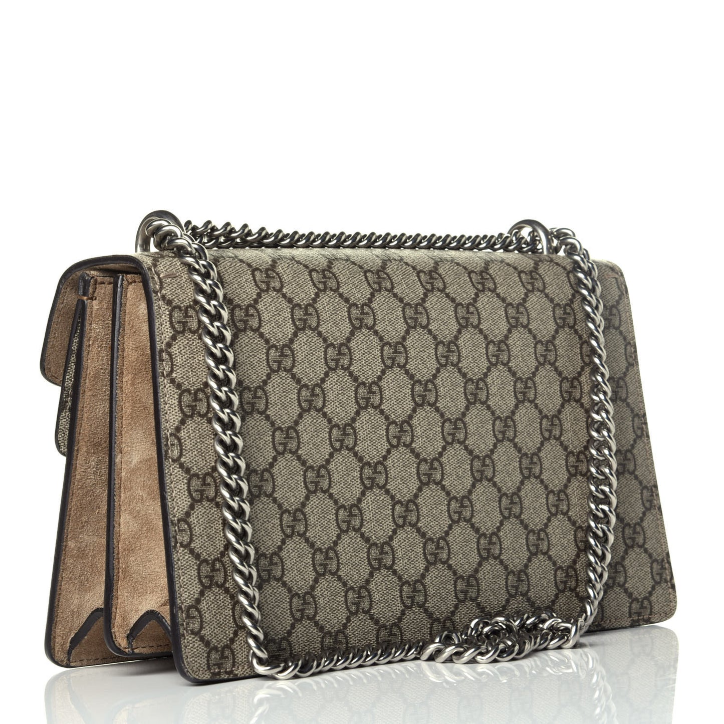 GG Supreme Monogram Small Dionysus Shoulder Bag Taupe