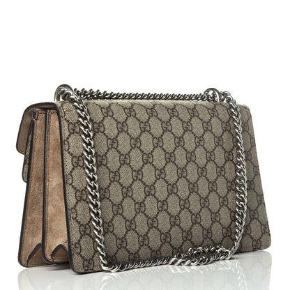 Gucci GG Supreme Monogram Small Dionysus Shoulder Bag Taupe 2 of 8