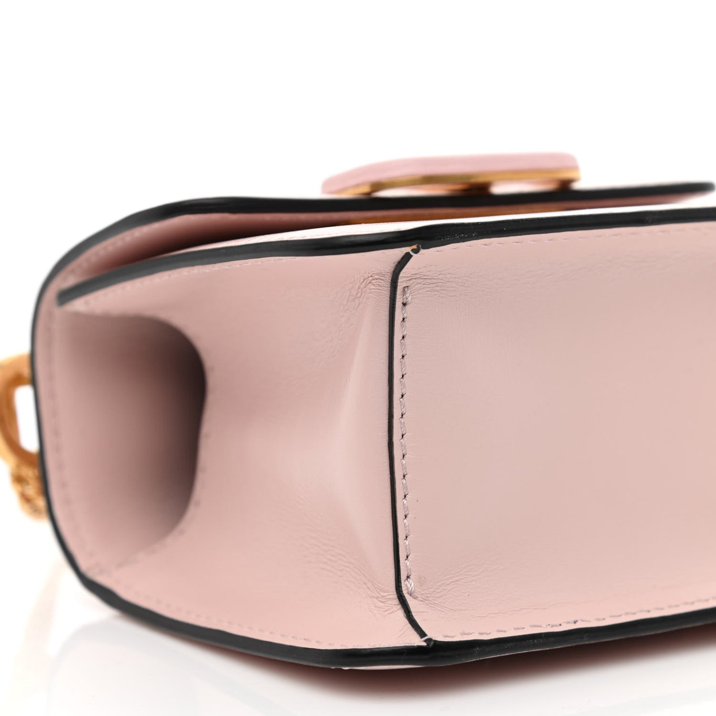 Smooth Calfskin Micro VSling Shoulder Bag Rose Quartz