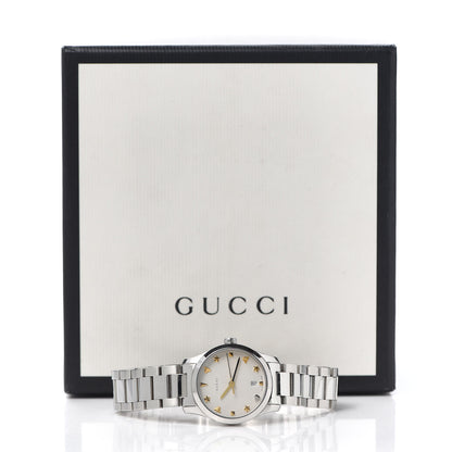 Gucci Stainless Steel 27mm G-Timeless Charm Quartz Watch 6 of 6