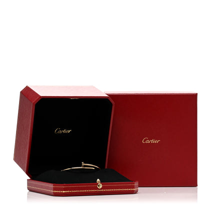 Cartier 18K Yellow Gold Small Juste Un Clou Bracelet 17 4 of 4