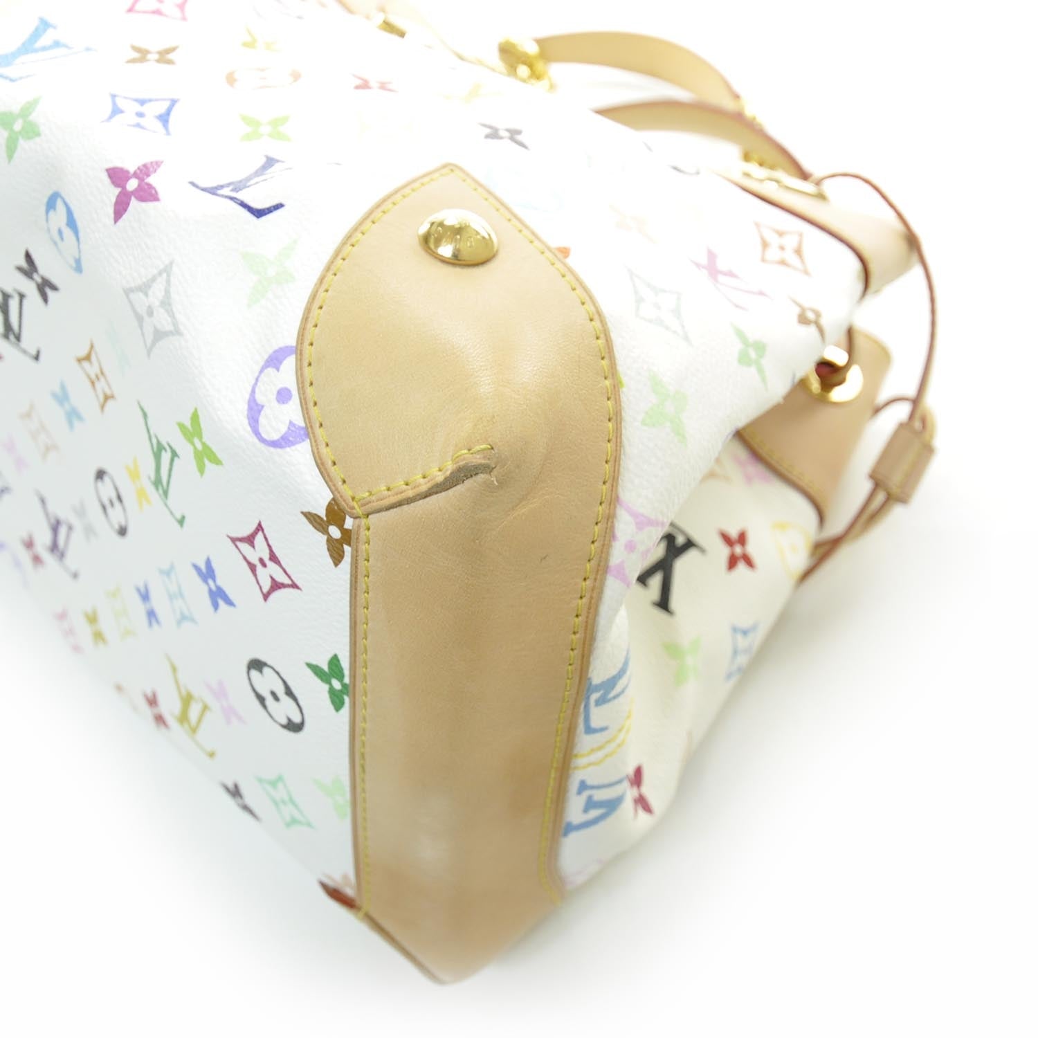 Louis Vuitton Monogram Multicolor Ursula White 4 of 9