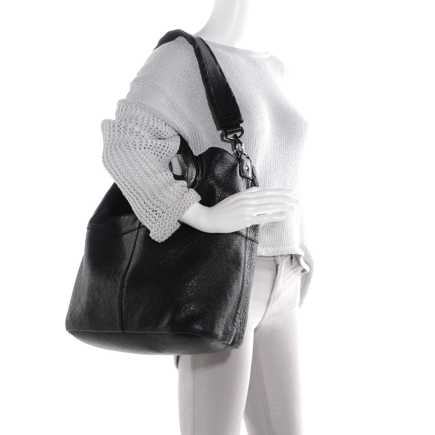 Givenchy Grained Goatskin North South Nightingale Black 2 of 9