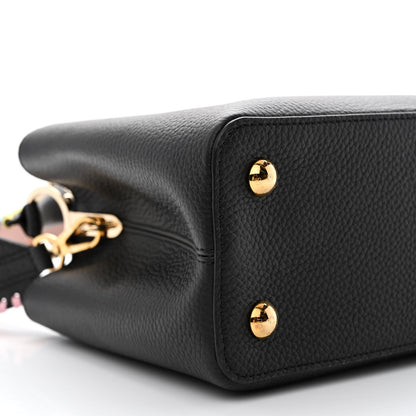 Louis Vuitton Taurillon Capucines MM Rainbow Black 8 of 9