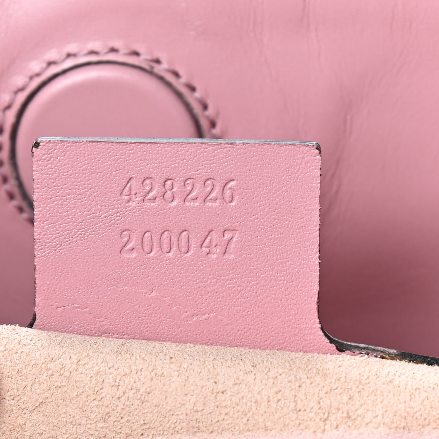 Gucci Guccissima Signature Linea A Foldover Tote Rose Baby Candy 9 of 9