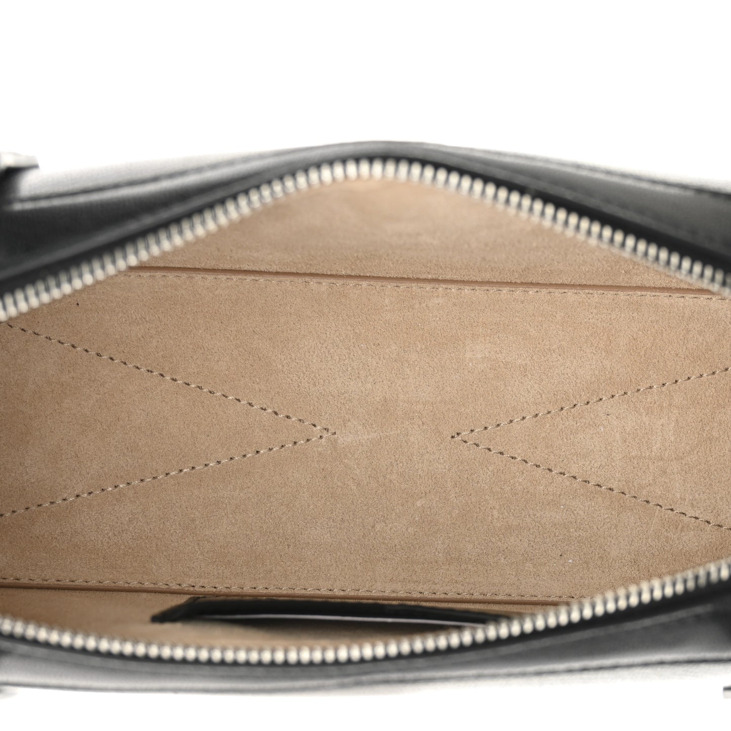 Shiny Goatskin Medium Le Teckel Bag Black