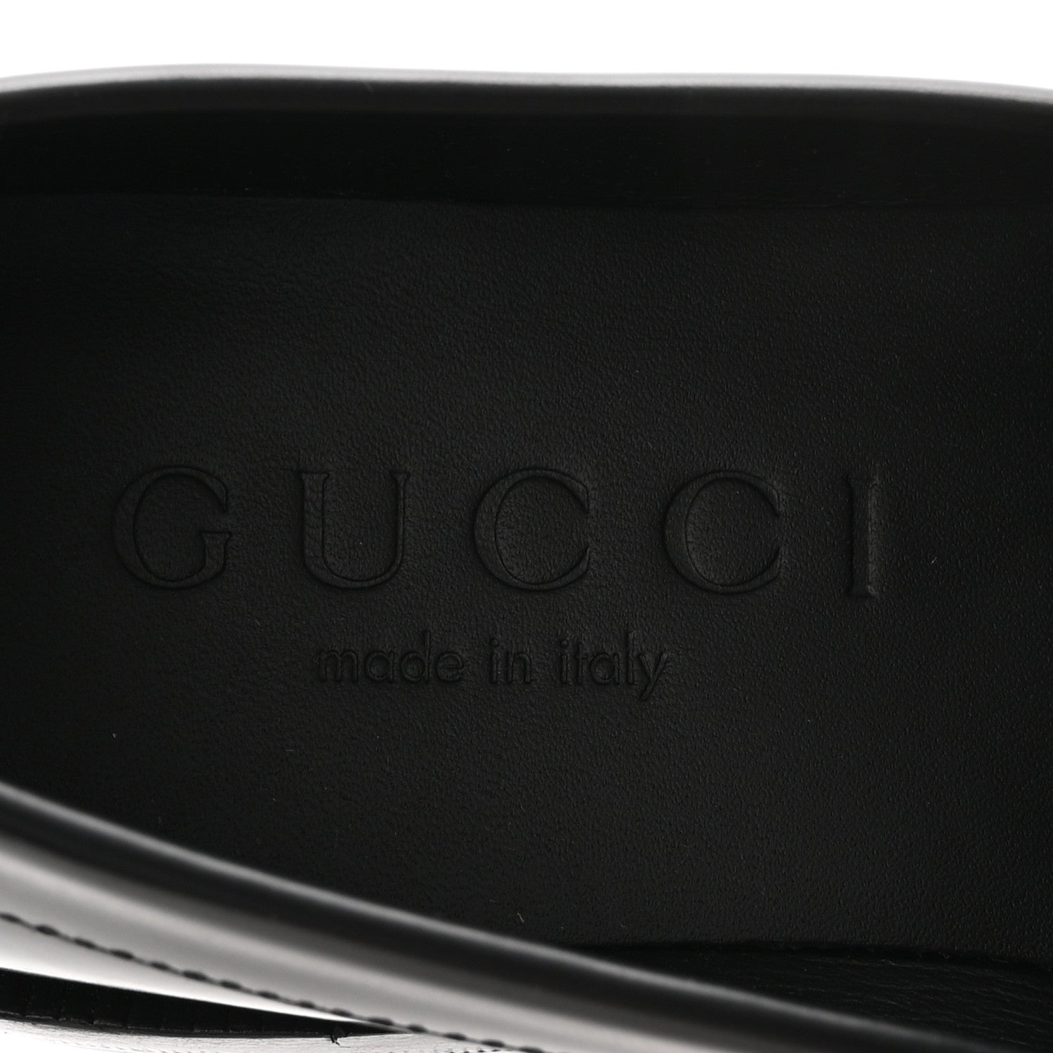Gucci Calfskin Millennial Ribot Womens GG Loafers 36 Black 7 of 9