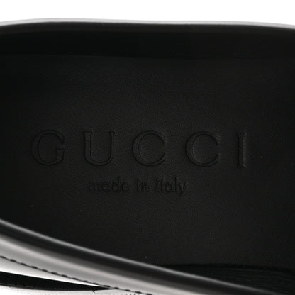Gucci Calfskin Millennial Ribot Womens GG Loafers 36 Black 7 of 9