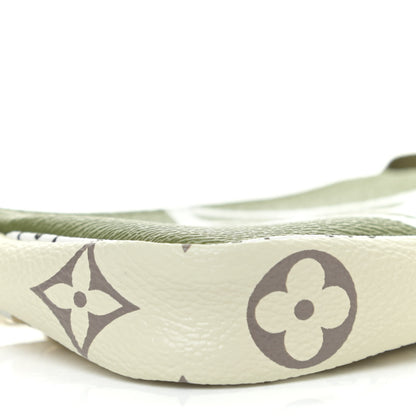 Louis Vuitton Monogram Giant Micro Pochette Accessories Kaki White 5 of 9