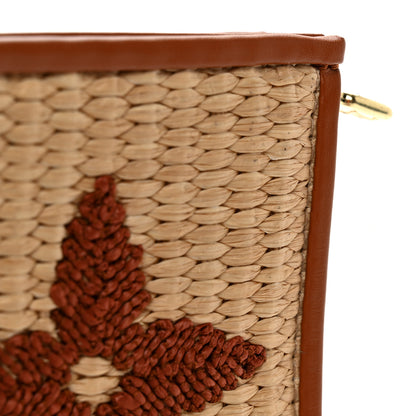 Louis Vuitton Raffia Monogram Giant Toiletry Pouch 26 Tan 7 of 8