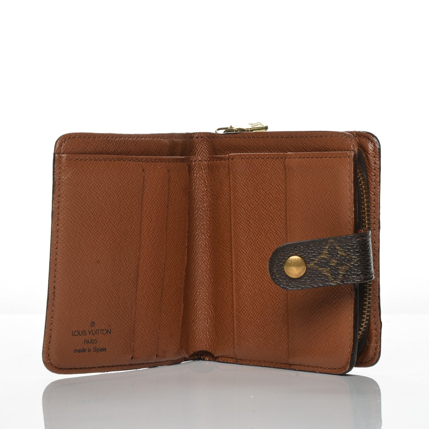 Monogram Compact Zippe Zipped Wallet