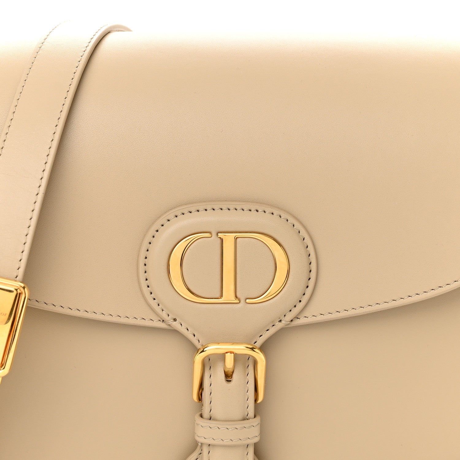 Christian Dior Box Calfskin Medium Bobby Flap Beige 7 of 10