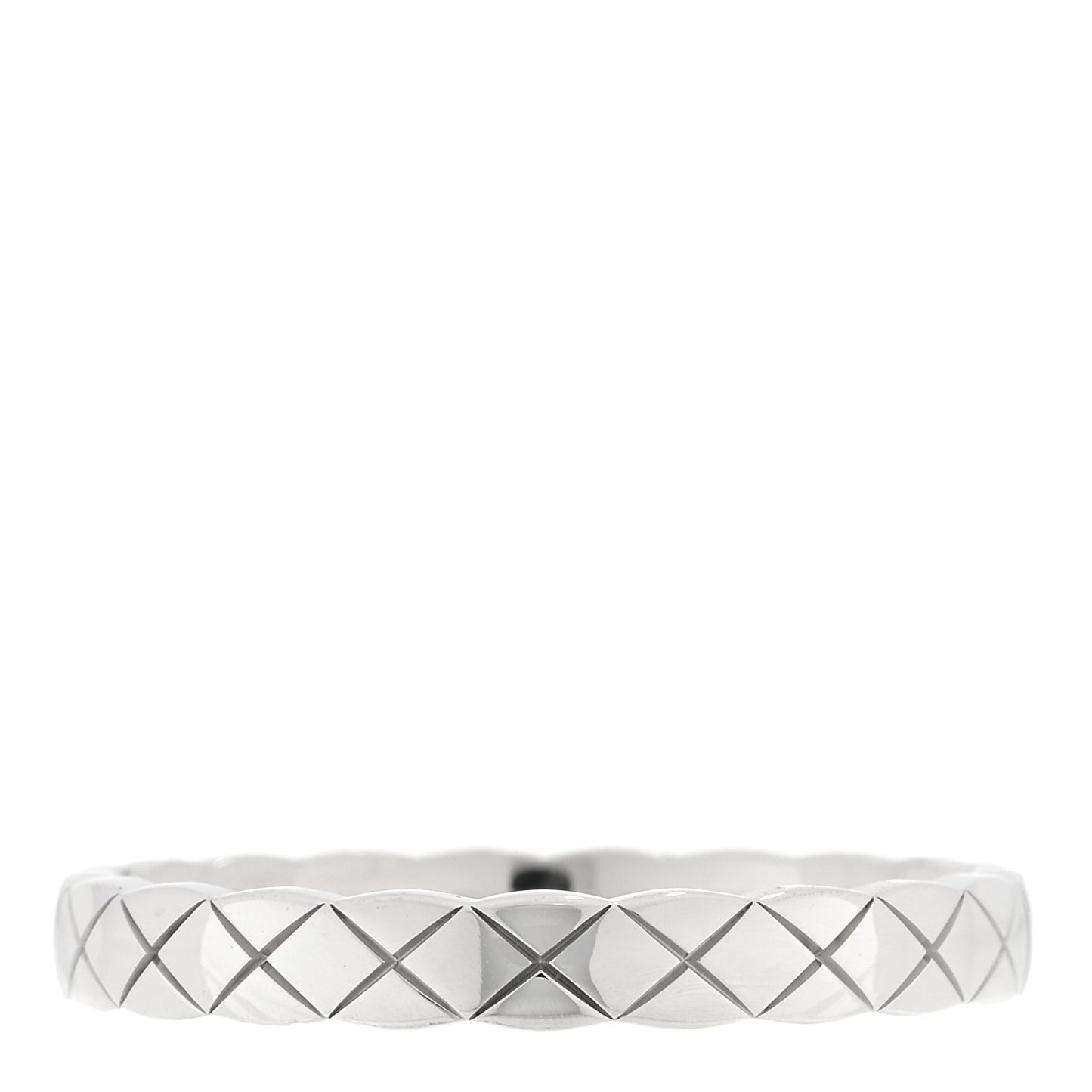 18K White Gold Mini Coco Crush Ring 62/10
