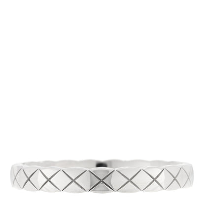 Chanel 18K White Gold Mini Coco Crush Ring 62/10 3 of 4