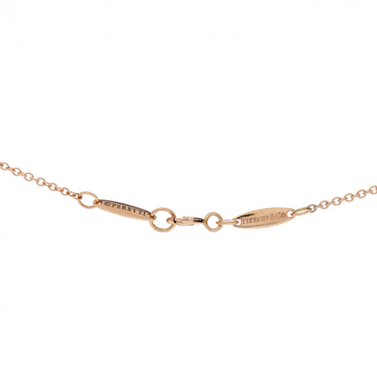 Tiffany 18K Rose Gold Diamond .14ct Elsa Peretti Diamonds by the Yard Pendant Necklace 4 of 4