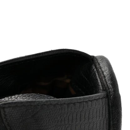 Balenciaga Calfskin Lizard Embossed Classic Hardware City Black 12 of 14