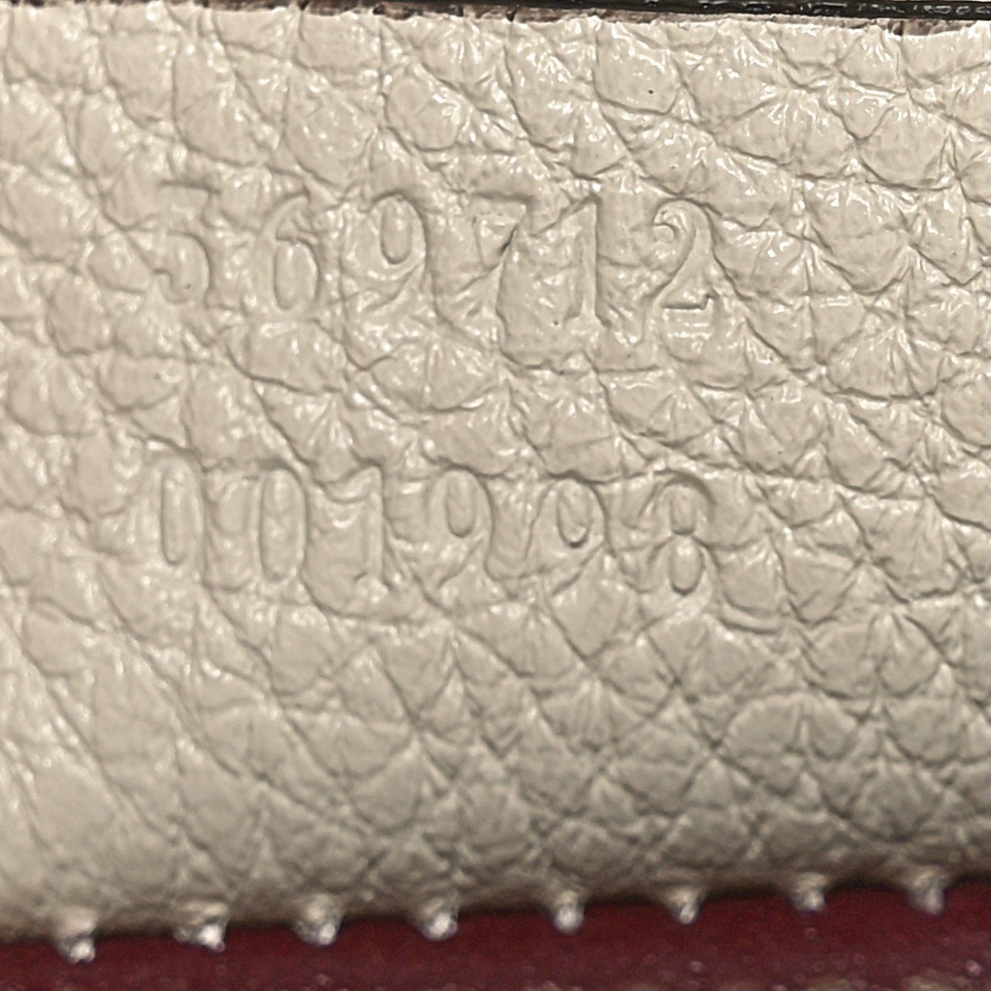 Grainy Calfskin Small Zumi Top Handle Bag Mystic White